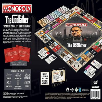 The Godfather 50th Anniversary Monopoly Board Game Image 3