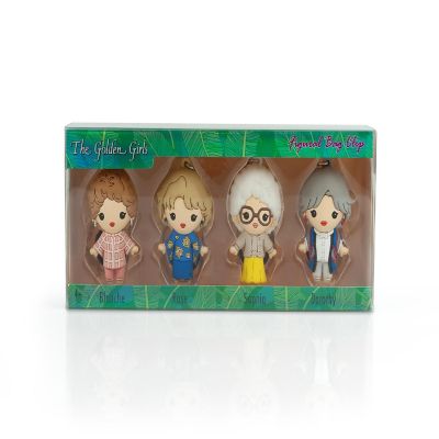 The Golden Girls 4-Piece Foam Figural Backpack Clip Figure Box Set Toynk Exclusive Image 1