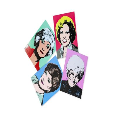 The Golden Girls Collectible Warhol Art Style 4-Magnet Set  4-Inch Tall Magnets Image 3