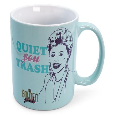 The Golden Girls "Quiet You Trash" Ceramic Mug  Holds 20 Ounces Image 1