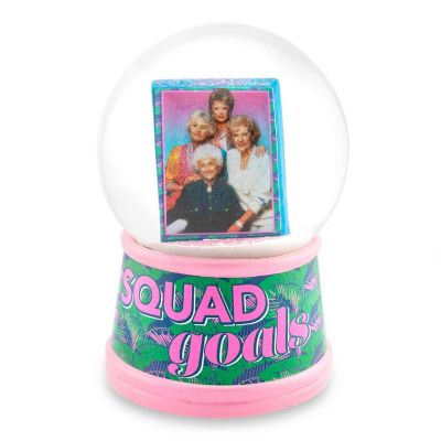 The Golden Girls "Squad Goals" Mini Snow Globe  4 Inches Tall Image 1