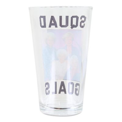 The Golden Girls "Squad Goals" Pint Glass  Holds 15 Ounces Image 1