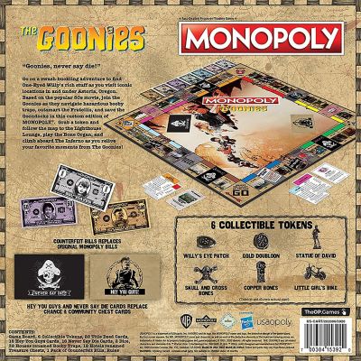 The Goonies Monopoly Board Game  For 2-6 Players Image 2