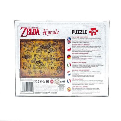 The Legend of Zelda Hyrule 500 Piece Jigsaw Puzzle Image 2