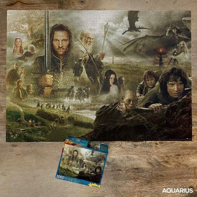 The Lord of the Rings Saga 3000 Piece Jigsaw Puzzle Image 2
