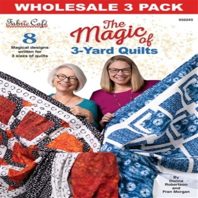The Magic of 3 Yard Quilts Book by Donna Robertson Image 1