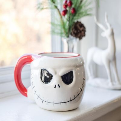 The Nightmare Before Christmas Santa Jack Skellington 3D Coffee Mug  20 Ounces Image 3