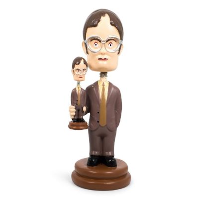 The Office Double Dwight Bobblehead Collectible Figure  5 Inches Tall Image 1