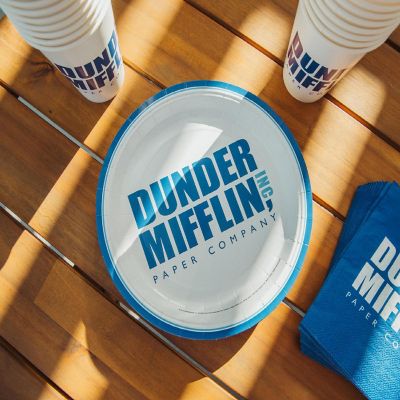 The Office Dunder Mifflin 60-Piece Disposable Paper Party Set Image 3