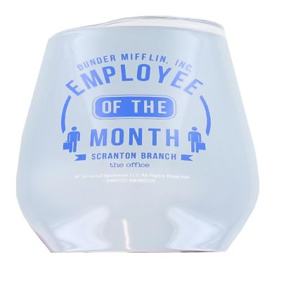 The Office "Employee of the Month" Stainless Steel Tumbler With Lid  10 Ounces Image 1