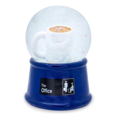 The Office "World's Best Boss" Mug 3-Inch Mini Light-Up Snow Globe Image 1