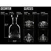 The Peaks Crystal Whiskey Decanter Set with Glasses - Collector's Edition Image 3