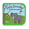 The Pencil Grip Daily Doodler Reusable Activity Book-Wild Animals Cover, Includes 4 Wonder Stix Image 1