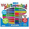 The Pencil Grip Thin StiProper Solid Tempera Paint Set (Classic, Neon, Metallic), Pack of 24 Image 1