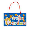 The Promise of Christmas Sign Craft Kit - Makes 12 Image 1