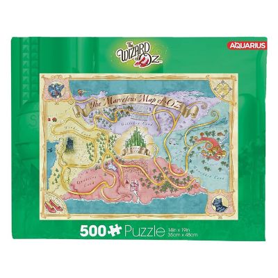 The Wizard Of Oz Map 500 Piece Jigsaw Puzzle Image 1