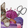 Thea Gouverneur Cross Stitch Kit 16ct Sew Kitten Image 3