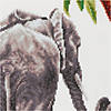 Thea Gouverneur Cross Stitch Kit Safari Elephant Image 3