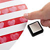 Thumbprint Heart American Flag Sign Craft Kit - Makes 12 Image 2