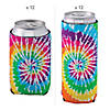 Tie-Dye Groovy Can Cooler Assortment Kit for 24 Image 1
