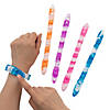 Tie-Dye Slap Pop Bracelets - 12 Pc. Image 1