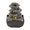 Tiered Rock Formation Tabletop Fountain 5.25X5.25X7" Image 1