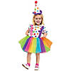 Toddler Girl&#8217;s Big Top Fun Clown Costume - 24 Months-2T Image 1