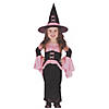Toddler Girl&#8217;s Pretty Pink Witch Costume - 24 Months-2T Image 1