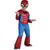 Toddler's Marvel Spider-Man&#8482; Padded Jumpsuit Costume - 3T-4T Image 1
