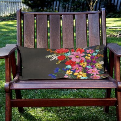 Toland Home Garden 18" x 18" Colorful Bouquet 12 x 19 Inch Indoor/Outdoor Pillow Case Image 2