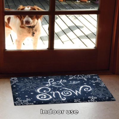 Toland Home Garden 30" x 18" Let It Snow Doormat Image 2