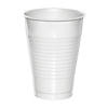 Touch Of Color White 12 Oz Plastic Cups - 60 Pc. Image 1