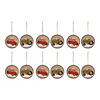 Tractor And Truck Disc Ornament (Set Of 12) 4"H Wood Image 4