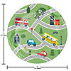Transportation Time Party Round Paper Dessert Plates - 8 Ct. Image 1