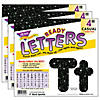 TREND Black Sparkle 4" Casual Combo Ready Letters, 3 Packs Image 1