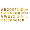TREND Gold Metallic 4" Casual Uppercase Ready Letters, 71 Per Pack, 3 Packs Image 1