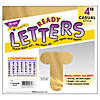 TREND Gold Metallic 4" Casual Uppercase Ready Letters, 71 Per Pack, 3 Packs Image 2