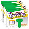 TREND Green 4" Casual Uppercase Ready Letters, 6 Packs Image 1