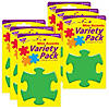 TREND Puzzle Pieces Mini Accents Variety Pack, 36 Per Pack, 6 Packs Image 1