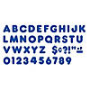 TREND Royal Blue 4" Casual Uppercase Ready Letters, 6 Packs Image 1