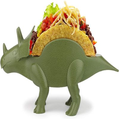 TriceraTACO Sculpted Dinosaur Taco & Snack Holder Image 1