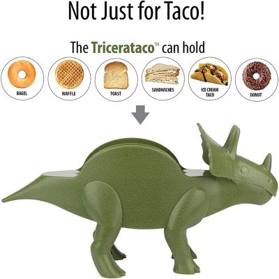 TriceraTACO Sculpted Dinosaur Taco & Snack Holder Image 2