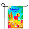 Tropical Beach Outdoor Garden Flag 12.5" x 18" Image 1