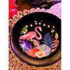 Tropical Nights Flamingo & Floral Paper Dessert Plates - 8 Ct. Image 1