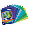 Tru-Ray Construction Paper, Cool Assorted, 9" x 12", 150 Sheets Per Pack, 3 Packs Image 1