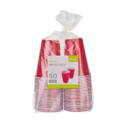 True 16 oz Red Party Cups, 50 pack by True Image 2