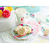 Truly Scrumptious Floral Disposable Paper Tea Cups with Saucers- 12 Ct. Image 2