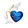 Turtle Doves of Friendship Christmas Ornaments with Card - 12 Sets Image 1