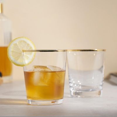 Twine Gilded Glass Tumbler Set by Twine Image 1