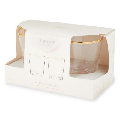 Twine Gilded Glass Tumbler Set by Twine Image 3